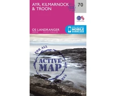 KNYGA Ordnance Survey Ayr, Kilmarnock &amp; Troon