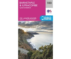 KNYGA Ordnance Survey Barnstaple &amp; Ilfracombe, Lynton &amp; Bideford
