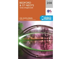 KNYGA Ordnance Survey Bedford and St.Neots, Sandy and Biggleswade