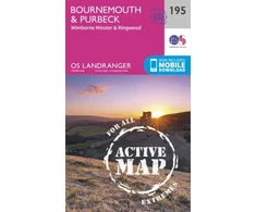 KNYGA Ordnance Survey Bournemouth &amp; Purbeck, Wimborne Minster &amp; Ringwood