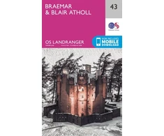 KNYGA Ordnance Survey Braemar &amp; Blair Atholl