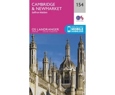 KNYGA Ordnance Survey Cambridge, Newmarket &amp; Saffron Walden