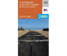 KNYGA Ordnance Survey Canterbury and the Isle of Thanet