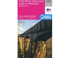 KNYGA Ordnance Survey Chester &amp; Wrexham, Ellesmere Port