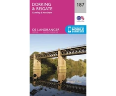 KNYGA Ordnance Survey Dorking, Reigate &amp; Crawley