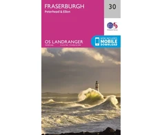 KNYGA Ordnance Survey Fraserburgh, Peterhead &amp; Ellon