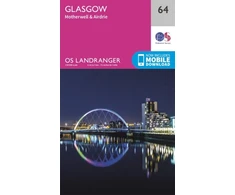 KNYGA Ordnance Survey Glasgow, Motherwell &amp; Airdrie
