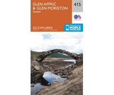 KNYGA Ordnance Survey Glen Affric and Glen Moriston