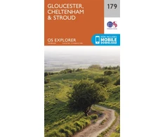 KNYGA Ordnance Survey Gloucester, Cheltenham and Stroud