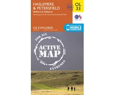 KNYGA Ordnance Survey Haslemere &amp; Petersfield, Midhurst &amp; Selborne