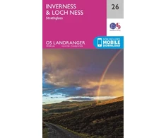 KNYGA Ordnance Survey Inverness &amp; Loch Ness, Strathglass