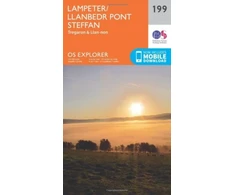 KNYGA Ordnance Survey Lampeter, Tregaron and Llan-Non