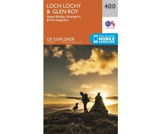 KNYGA Ordnance Survey Loch Lochy and Glen Roy - Spean Bridge, Invergarry and Fort Augustus