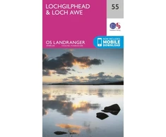 KNYGA Ordnance Survey Lochgilphead &amp; Loch Awe