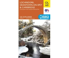 KNYGA Ordnance Survey Lochindorb, Grantown-on-Spey &amp; Carrbridge