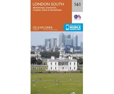 KNYGA Ordnance Survey London South, Westminster, Greenwich, Croydon, Esher &amp; Twickenham