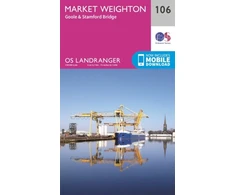 KNYGA Ordnance Survey Market Weighton, Goole &amp; Stamford Bridge
