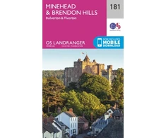 KNYGA Ordnance Survey Minehead &amp; Brendon Hills, Dulverton &amp; Tiverton