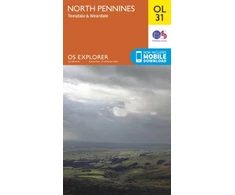 KNYGA Ordnance Survey North Pennines - Teesdale &amp; Weardale