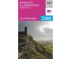 KNYGA Ordnance Survey Plymouth &amp; Launceston, Tavistock &amp; Looe