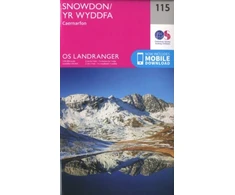 KNYGA Ordnance Survey Snowdon &amp; Caernarfon