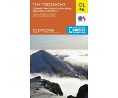 KNYGA Ordnance Survey Trossachs, Callander, Aberfoyle &amp; Lochearnhead, Balquhidder &amp; Strathyre