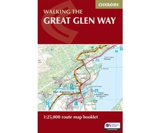 KNYGA Paddy Dillon Walking the Great Glen Way Map Booklet, 1:25,000 OS Route Mapping