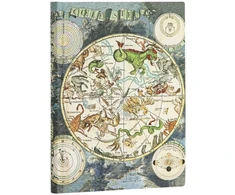 KNYGA paperblanks Celestial Planisphere Midi Lined Softcover Flexi Journal