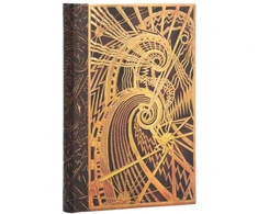 KNYGA paperblanks Chanin Spiral (New York Deco) Mini Lined Hardcover Journal