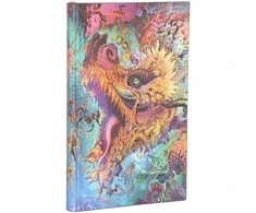 KNYGA paperblanks Humming Dragon (Android Jones Collection) Maxi Dot-Grid Softcover Flexi Journal (Elastic Band Closure)