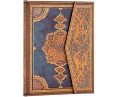 KNYGA paperblanks Safavid Indigo (Safavid Binding Art) Ultra Lined Hardcover Journal