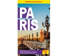 KNYGA Paris Marco Polo Pocket Travel Guide - with pull out map