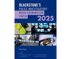 KNYGA Paul Connor Blackstone's Police Investigators Mock Exam 2025
