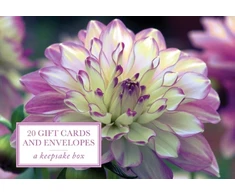 KNYGA Peony Press Tin Box of 20 Gift Cards and Envelopes: Dahlia