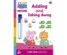 KNYGA Peppa Pig Learn with Peppa: Adding and Taking Away wipe-clean activity book