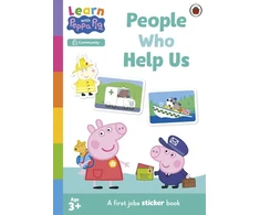 KNYGA Peppa Pig Learn with Peppa: People Who Help Us Sticker activity book