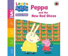 KNYGA Peppa Pig Learn with Peppa Phonics Level 5 Book 10 – Peppa and the New Raudona Shoes (Phonics Reader)