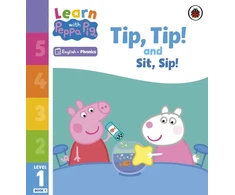 KNYGA Peppa Pig Learn with Peppa Phonics Level 1 Book 1 – Tip Tip and Sit Sip (Phonics Reader)