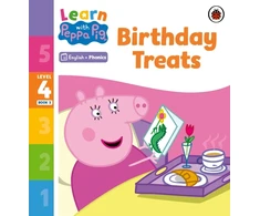 KNYGA Peppa Pig Learn with Peppa Phonics Level 4 Book 3 – Birthday Treats (Phonics Reader)