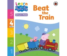 KNYGA Peppa Pig Learn with Peppa Phonics Level 4 Book 7 – Beat the Train (Phonics Reader)