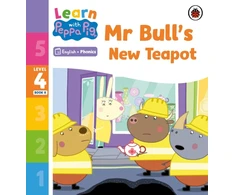 KNYGA Peppa Pig Learn with Peppa Phonics Level 4 Book 8 – Mr Bull's New Teapot (Phonics Reader)