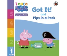 KNYGA Peppa Pig Learn with Peppa Phonics Level 1 Book 3 – Got It! and Pips in a Pack (Phonics Reader)