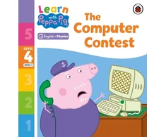 KNYGA Peppa Pig Learn with Peppa Phonics Level 4 Book 5 – The Computer Contest (Phonics Reader)
