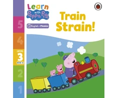 KNYGA Peppa Pig Learn with Peppa Phonics Level 3 Book 13 – Train Strain! (Phonics Reader)