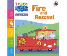 KNYGA Peppa Pig Learn with Peppa Phonics Level 4 Book 9 – Fire and Rescue! (Phonics Reader)