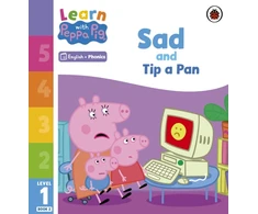 KNYGA Peppa Pig Learn with Peppa Phonics Level 1 Book 2 – Sad and Tip a Pan (Phonics Reader)