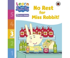KNYGA Peppa Pig Learn with Peppa Phonics Level 3 Book 2 – No Rest for Miss Rabbit! (Phonics Reader)