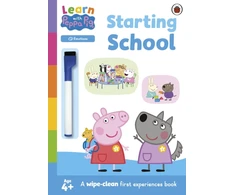 KNYGA Peppa Pig Learn with Peppa: Starting School wipe-clean activity book