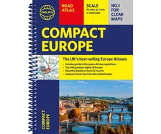 KNYGA Philips Maps Philip's Compact Atlas Europe