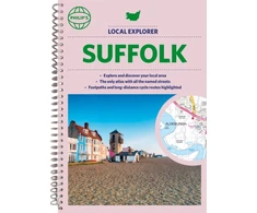 KNYGA Philips Maps Philip's Local Explorer Street Atlas Suffolk